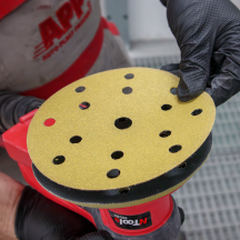 Disque abrasif auto-agrippant Ø150 mm NTools HMF 7 - 15 trous, anti-encrassement, lot de 10