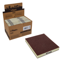 Éponge abrasive double face NTools GSD - Bloc de poncage très souple, 20 pcs