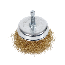 Brosse métallique NTools Wire Brush - Tige hexagonale 1/4, pour perceuse et visseuse