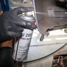 Protection anti-gravillon en bombe APP U200 UBS Spray - Pour bas de caisse et carrosserie, recouvrable, 500 ml