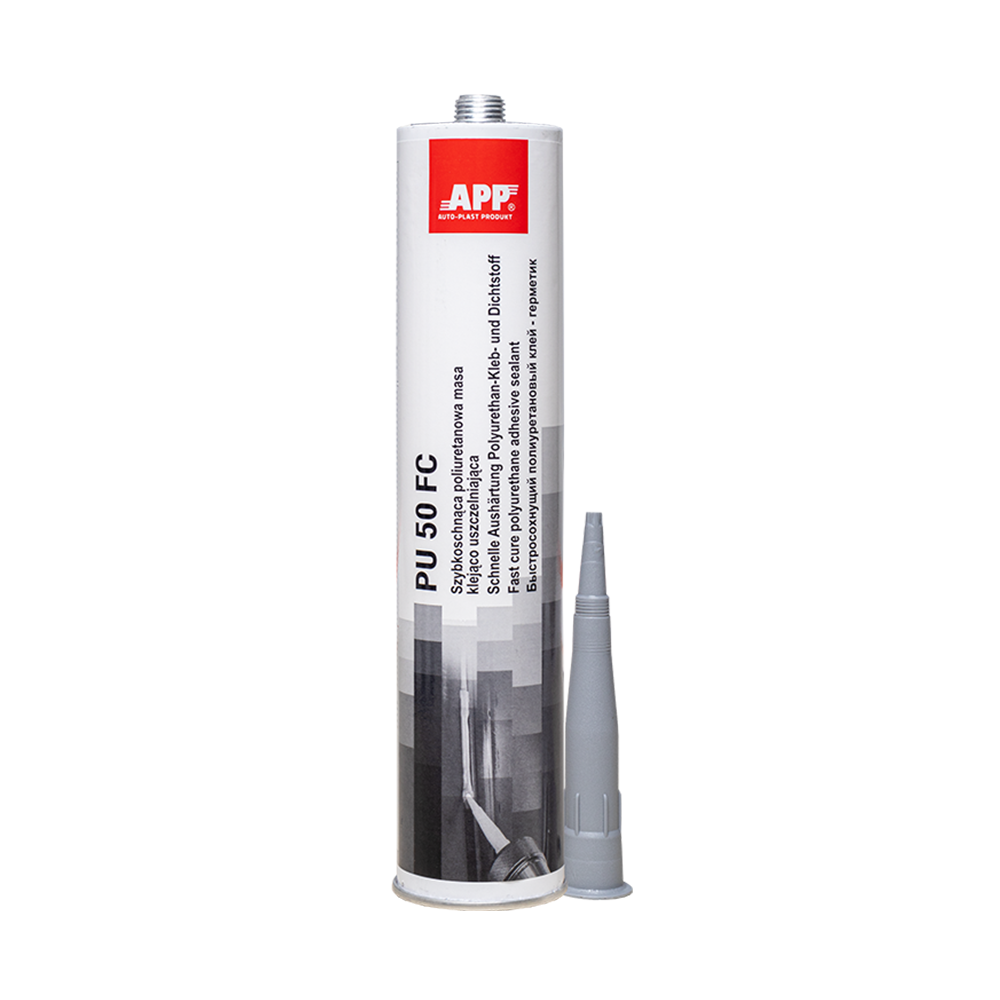 Colle mastic polyuréthane APP PU 50 FC - Prise rapide, en cartouche, 310 ml