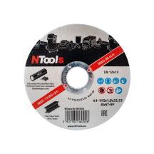Disque à tronçonner pour acier inoxydable NTools SDC - Sans fer ni soufre