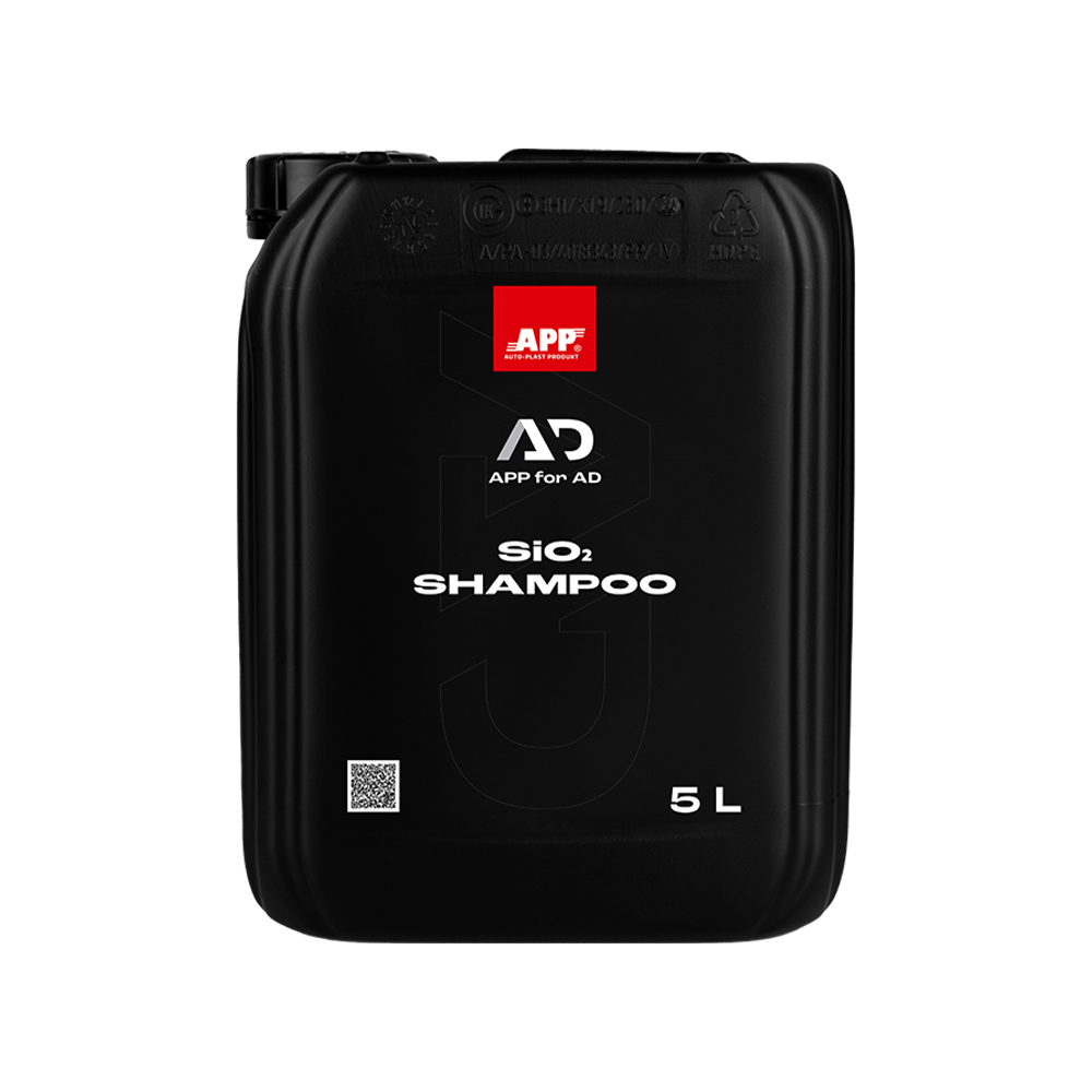 Shampoing voiture au SiO2 APP for AD SiO2 Shampoo - Pour lavage manuel, effet hydrophobe, brillance renforcée