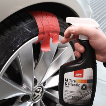 APP M TIRE & PLASTIC Care - Preparat do pielęgnacji opon i plastików zewnętrznych | 650ml