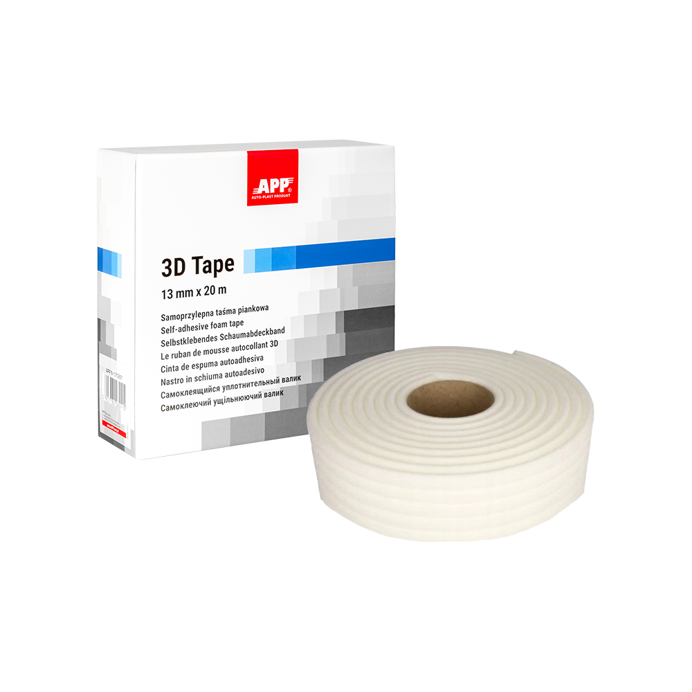 Ruban mousse adhésif de masquage APP 3D Tape - Transition de peinture douce, retrait propre