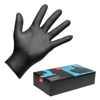 Gants nitrile 8 mil APP Q-GRIP - Texture diamant, sans poudre