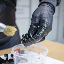 Gants nitrile 8 mil APP Q-GRIP - Texture diamant, sans poudre