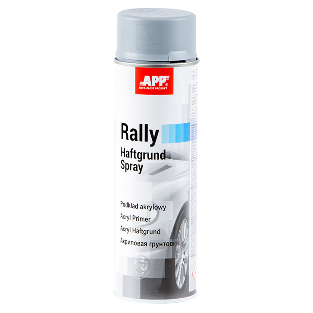 Apprêt acrylique en bombe APP Rally Haftgrund Spray - Séchage rapide, adhérence acier et aluminium