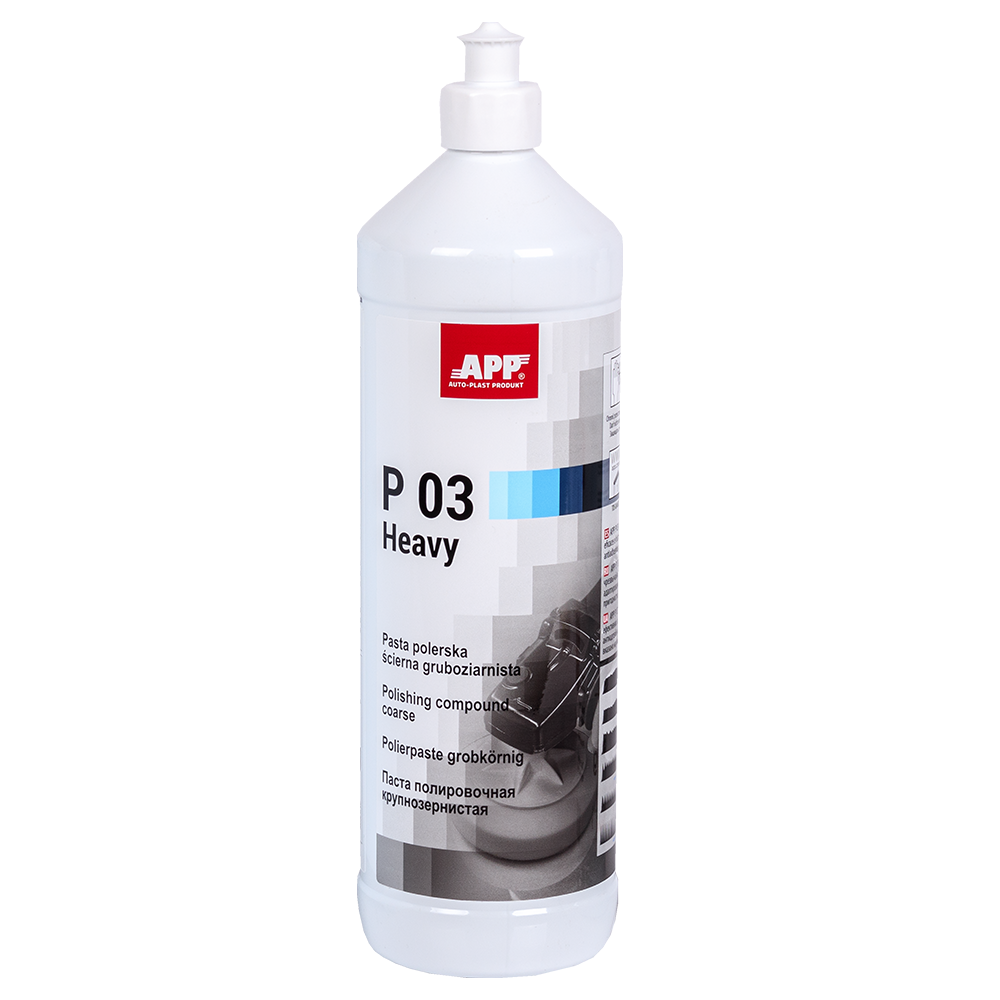 Pâte à polir gros grain APP P03 Heavy Duty Compound - Forte coupe, sans silicone