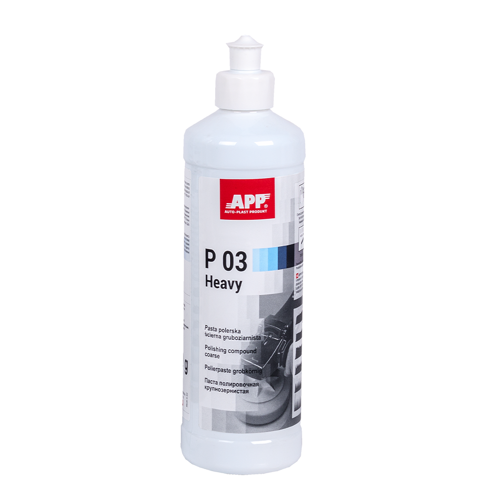 Pâte à polir gros grain APP P03 Heavy Duty Compound - Forte coupe, sans silicone