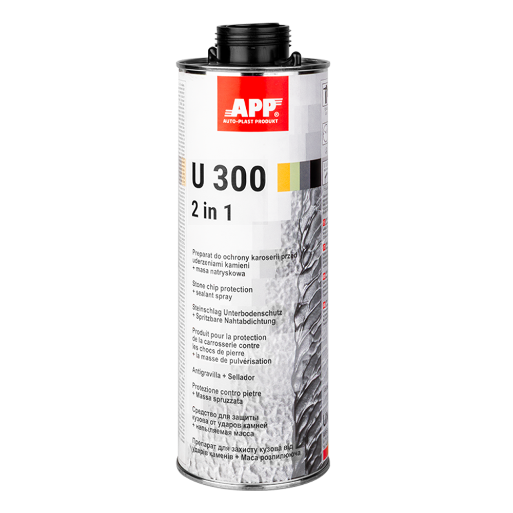 Protection anti-gravillon et joint pulvérisable APP U300 - Protection carrosserie et étanchéité, recouvrable, 1 L