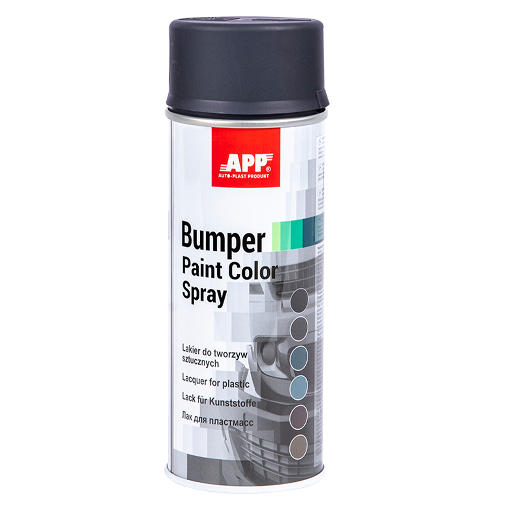 Bombe peinture plastique pour pare-chocs APP Bumper Paint Color Spray - 400 ml