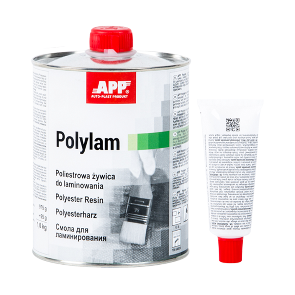 APP Polylam Poliestrowa żywica do laminowania | z utwardzaczem | 1,0 L