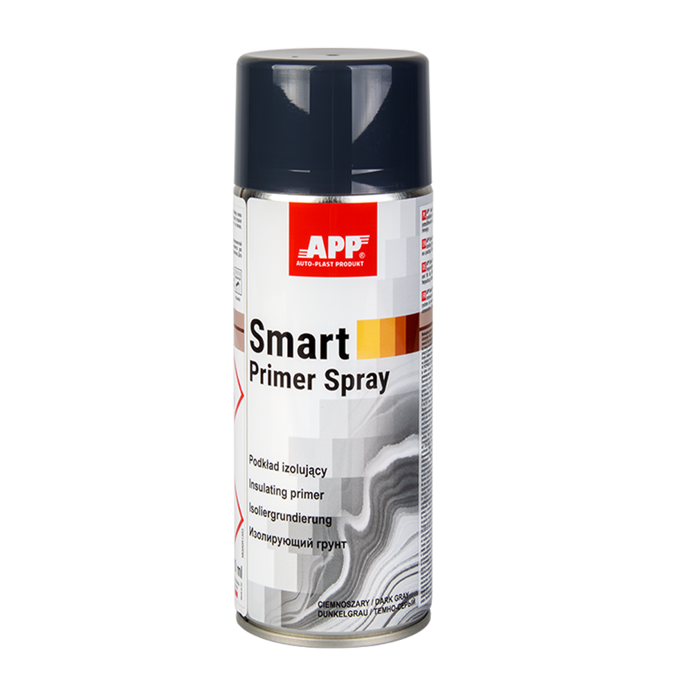Apprêt isolant et garnissant en bombe APP Smart Primer Spray - Séchage rapide, 400 ml