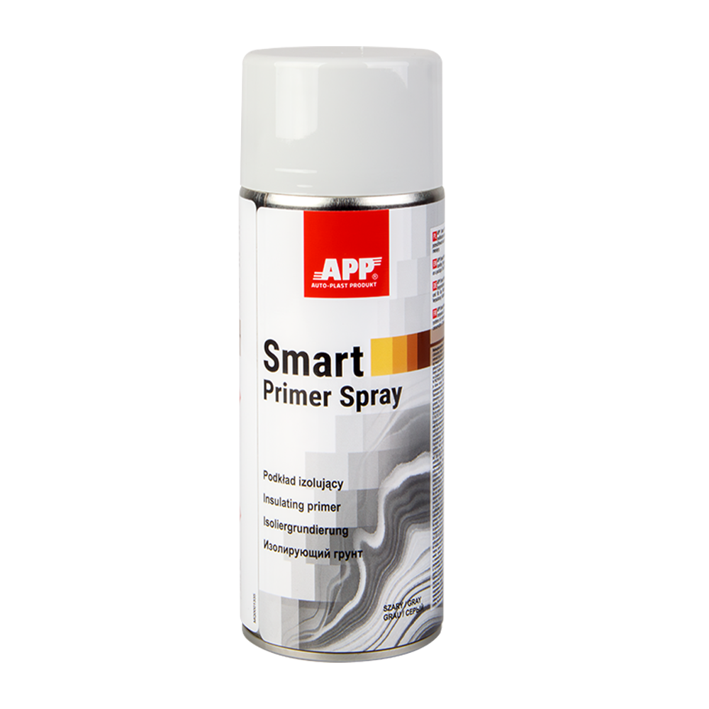 Apprêt isolant et garnissant en bombe APP Smart Primer Spray - Séchage rapide, 400 ml