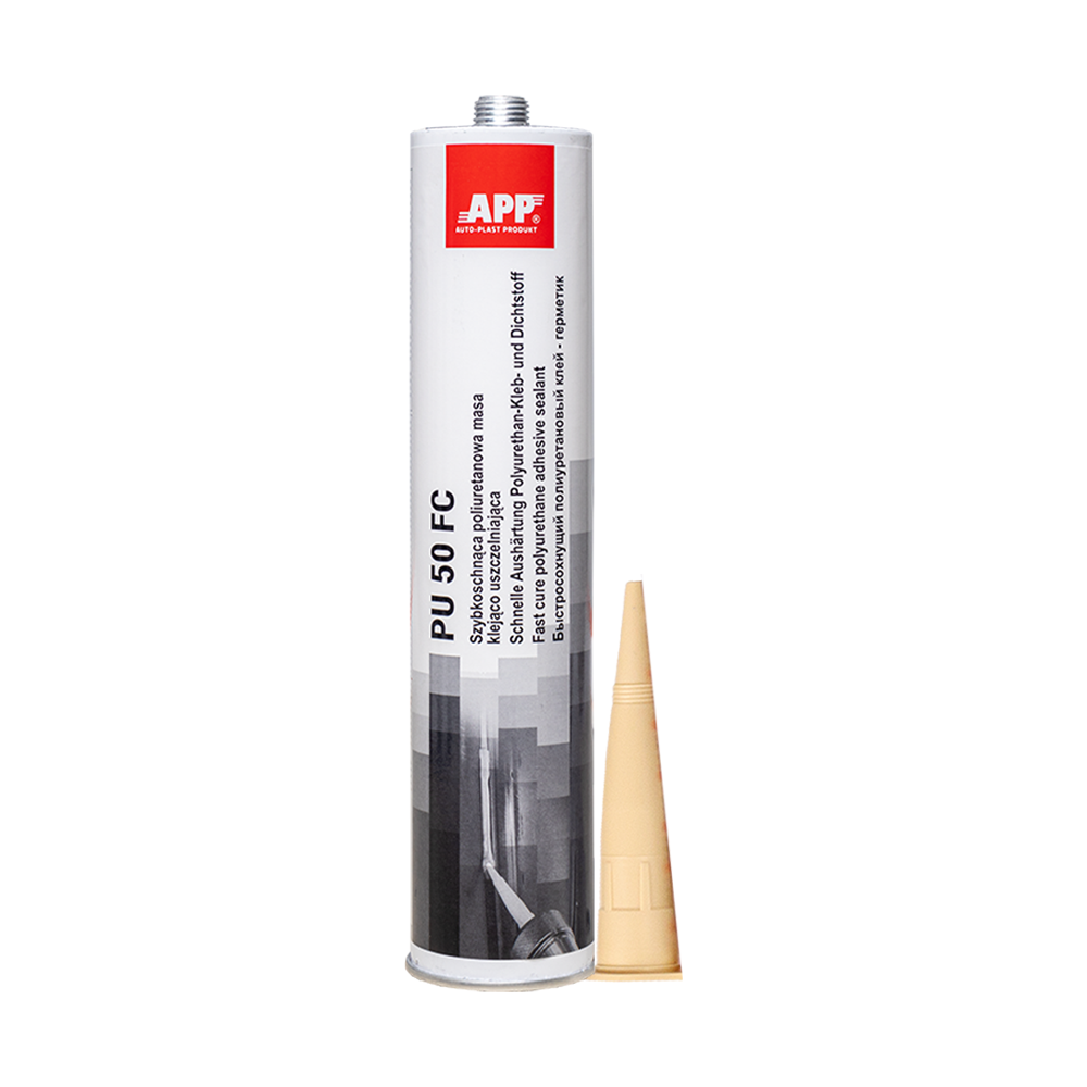 Colle mastic polyuréthane APP PU 50 FC - Prise rapide, en cartouche, 310 ml