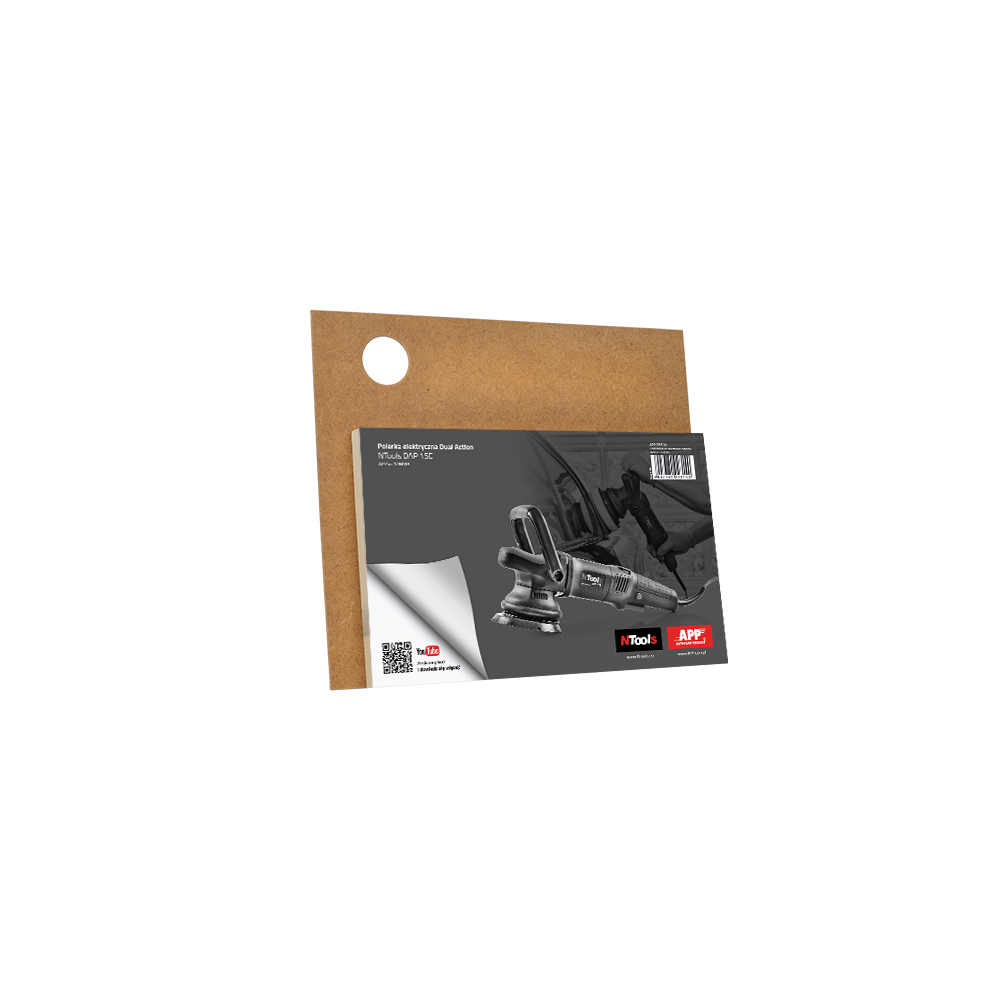 APP PDS 30 - Podkładka do mieszania szpachli - pozioma (30 kartek) lakierowana 250 x 175mm (1)