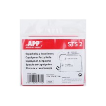 APP STS - Szpachelki z kopolimeru Kolor czerwony 12 x 11 x 9cm op (2szt).(4)