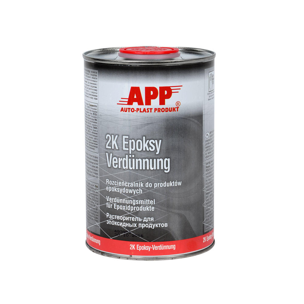 APP 2K Epoksy Verdunnung Rozcieńczalnik do produktów epoksydowych. 1 0 L