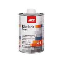 APP Klarlack Smart 4:1 - Lakier bezbarwny akrylowy dwuskładnikowy szybkoschnący bezbarwny 1 0L