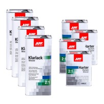 APP Klarlack Glosser 2:1+ Harter - Utwardzacz do lakieru akrylowego 4x5L lak+4x2 5L utw.nor. 30L