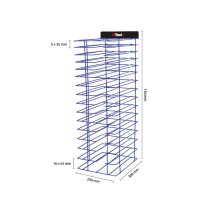 NTools M997 Stand Stojak do papieru ściernego wodoodpornego. Rozmiar arkusza: 230 mm x 280 mm(2)