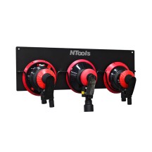 NTools U3 - Uchwyt do mocowania 3 szlifierek fi 150mm czarny 570mm x 176mm x 29mm (2)