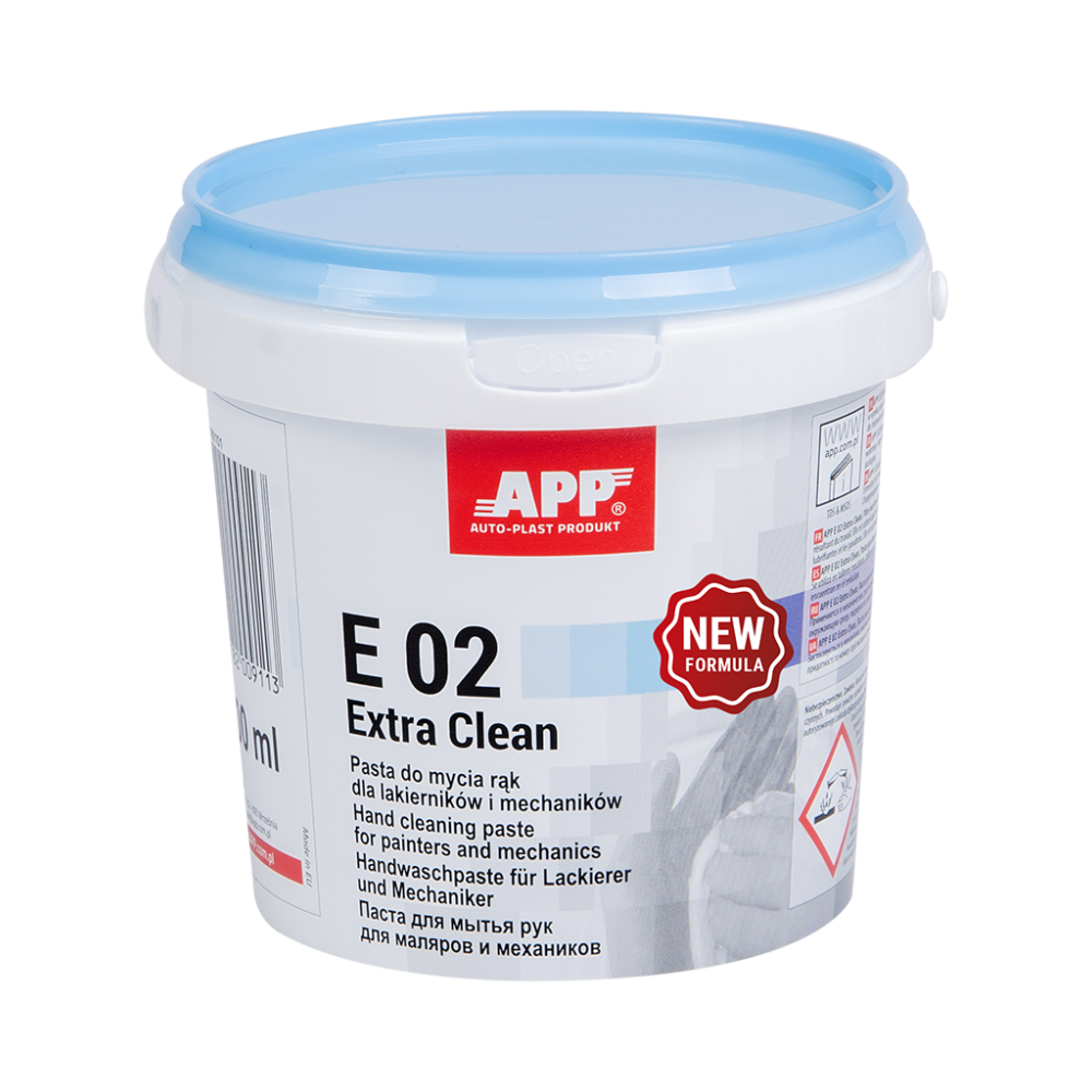 APP E 02 Extra Clean NF - Pasta do mycia rąk dla lakierników i mechaników 0 50l(1)
