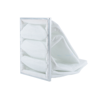 APP FK 370 - Filtr kieszeniowy - pasujący do kabin lakierniczych typu SAIMA 4 kieszenie z ramką 590 x 450 x 700 mm(1)