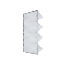 APP FK 321 - Filtr kieszeniowy PREMIUM G4 pasujący do kabin lakierniczych typu WBS 4 kieszenie z ramką 1182 x 585 x 300 mm(1)