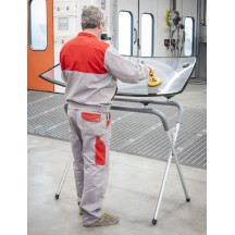 NTools UNI Stand - Uniwersalny stojak rozstawny z gumowymi uchwytami do szyb(3)