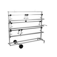 NTools SPM 5 - Stojak poziomy dla 5 rolek papieru do maskowania od 30cm do 120cm 32kg 1500 x 620 x 1330mm(1)