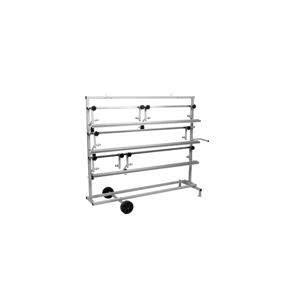 NTools SPM 5 - Stojak poziomy dla 5 rolek papieru do maskowania od 30cm do 120cm 32kg 1500 x 620 x 1330mm(1)