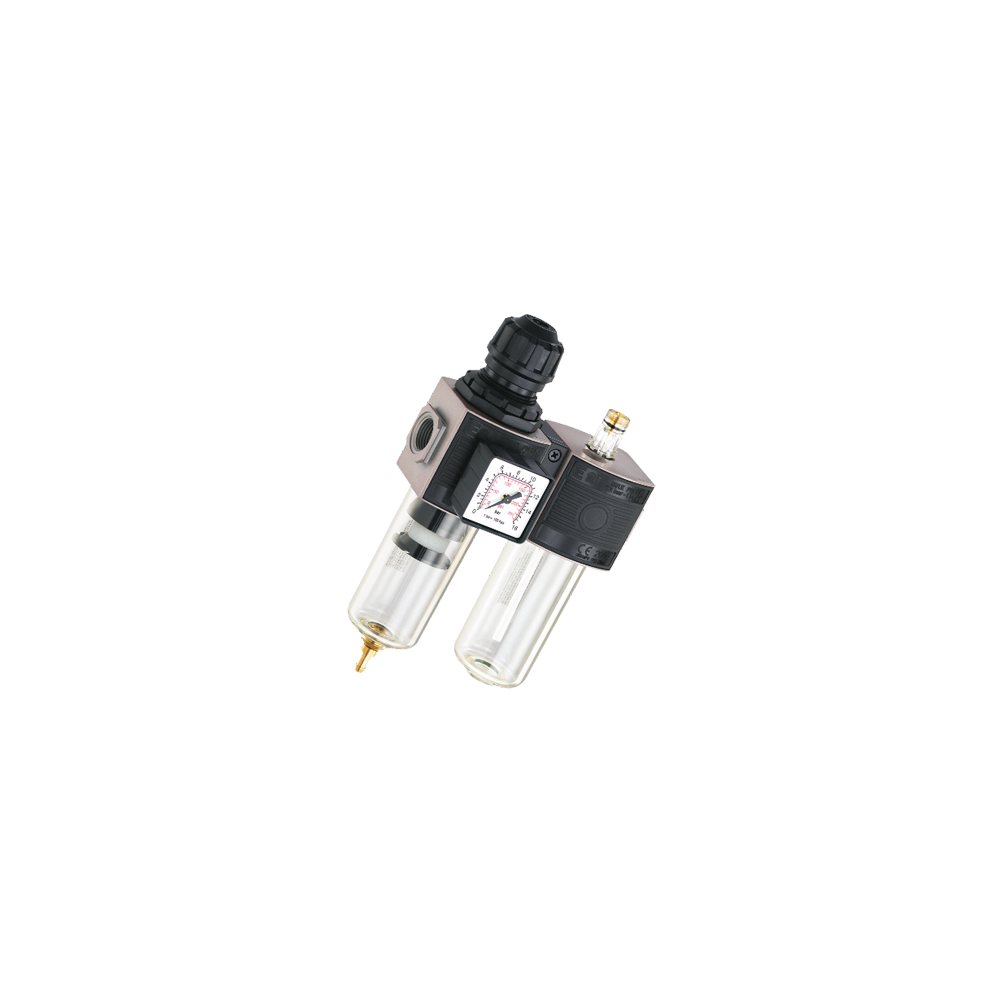 APP B1S+ - Blok przygotowania powietrza (filtr+naolejacz) do maszyn pneumatycznych 1/2"(1)