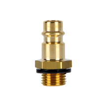 NTools ZL 2 - Wtyczka szybkozłączki EURO z gwintem zewnętrznym 1/4" mosiądz gwint zewnętrzny 1/4"(1)