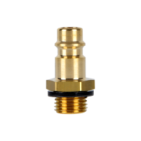 NTools ZL 2 - Wtyczka szybkozłączki EURO z gwintem zewnętrznym 1/4" mosiądz gwint zewnętrzny 1/4"(1)