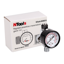 NTools MANO 9 - Regulator powietrza z manometrem Gwint 1/4"(2)