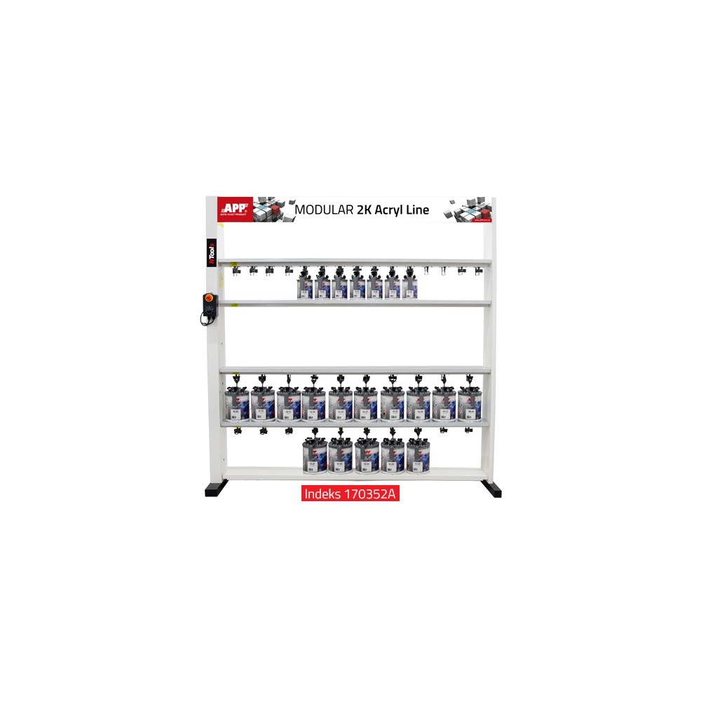 NTools Modular Mixing Machine - Urządzenie mieszające z mieszadłami 6x1 0L i 15x3 5L/4 0L Acryl (3)