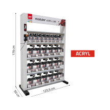 NTools Modular Mixing Machine - Urządzenie mieszające z mieszadłami 6 x 1 0L i 15 x 3 5L/4 0L Acryl