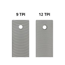 NTools 12 TPI - Tarnik do hebla blacharskiego - wykończeniowy (wkład) 12 TPI 350 x 35 x 5mm (2)