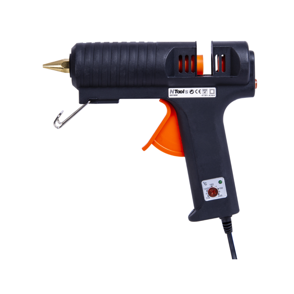 NTools GG 150W - Pistolet do kleju termotopliwego w sztyfcie. Regulacja temperatury(1)