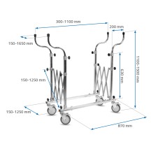 NTools PDR RACK - Mobilny stojak do napraw Nośność: 40kg(5)