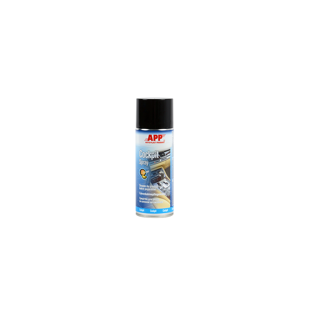 APP Cockpit Spray - Preparat bezsilikonowy do pielęgnacji kabin pojazdów 400ml (1)