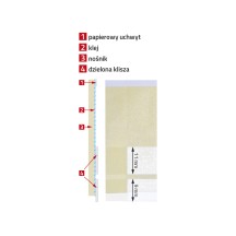 APP TOM 2 Taśma maskująca-odchylająca z dzielona kliszą 9/11 mm 50 mm x 10 m(2)