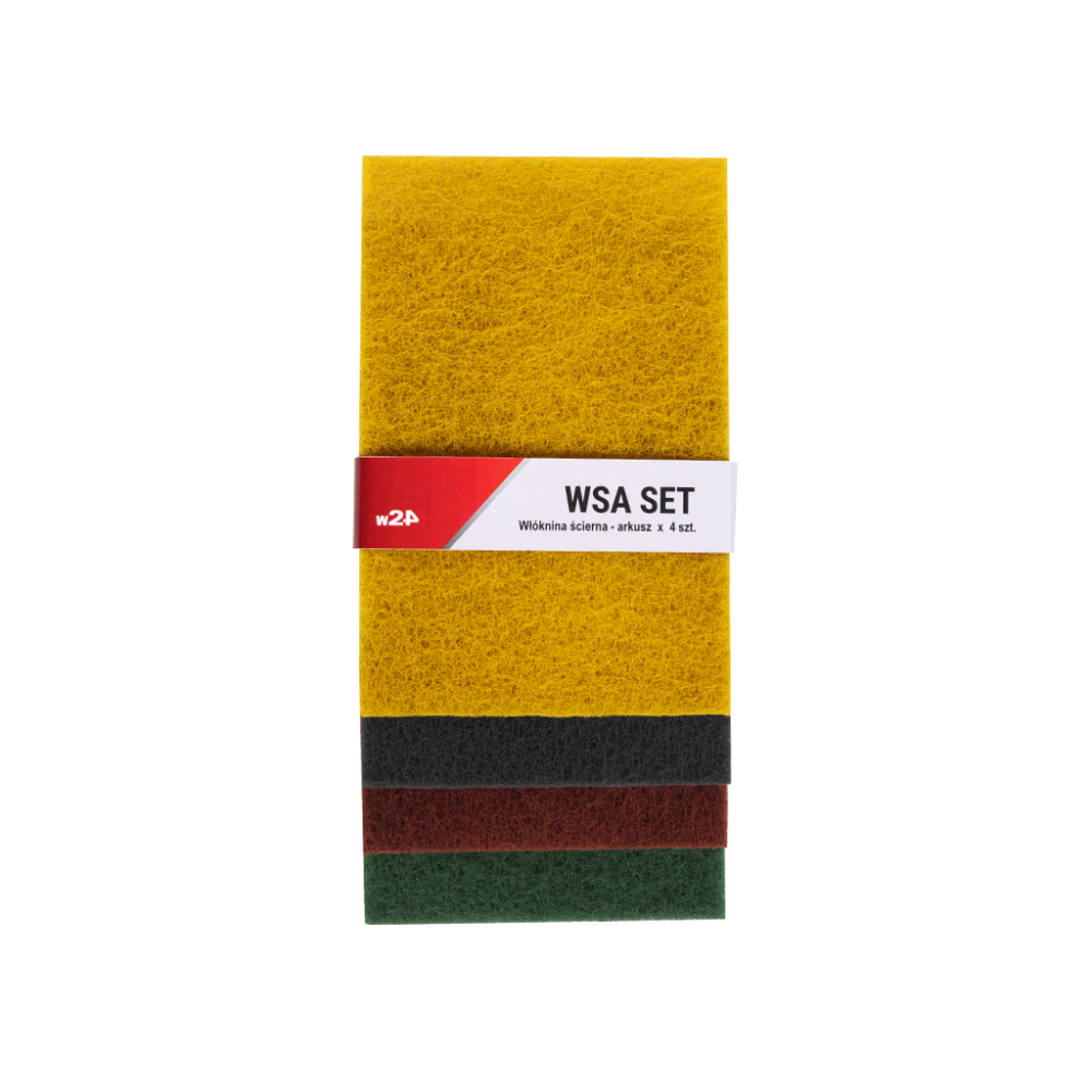 W24 WSA SET - Włóknina ścierna w arkuszach 150 x 230mm op (4szt)(1)