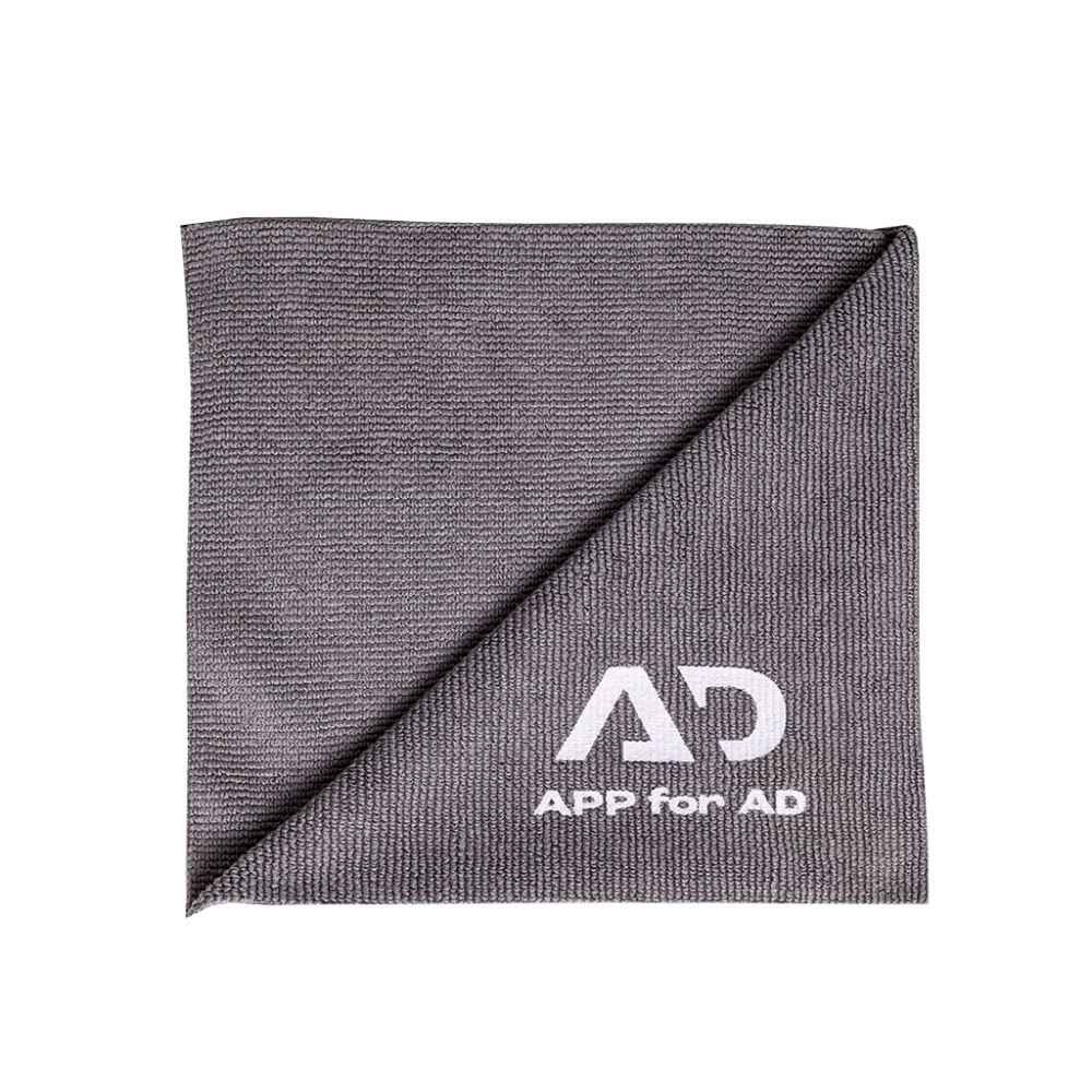 APP for AD 2Clean MF - Ściereczka z mikrofibry bezszwowa 350g szara 40 x 40cm (1)