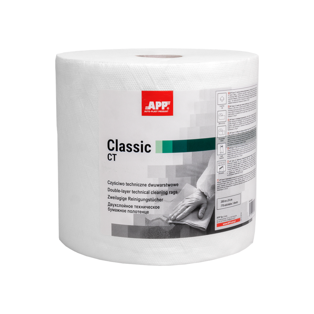APP Classic CT - Czyściwo techniczne dwuwarstwowe biały 200mb (1)