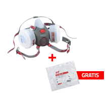 APP AIR Plus A1+P2 R - Półmaska lakiernicza (zestaw + worek gratis) zestaw(1)