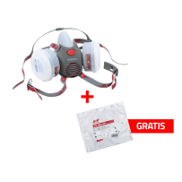 APP AIR Plus A1+P2 R - Półmaska lakiernicza (zestaw + worek gratis) zestaw(1)