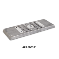 NTools Części do H-ROS II 02E - Płyta nośna i rzepowa płyta robocza 70x197 mm MultiHole Płyta nośna 70x197 mm(1)